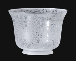 Victorian Lace Etched Gas Shade - 08539 +$70.00