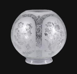 Hand Engraved Victorian Gas Shade - 08537 +$160.00