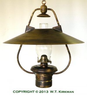 W T Kirkman No Brilliant Electric Lamp The Source For Oil Lamps And Hurricane Lanterns