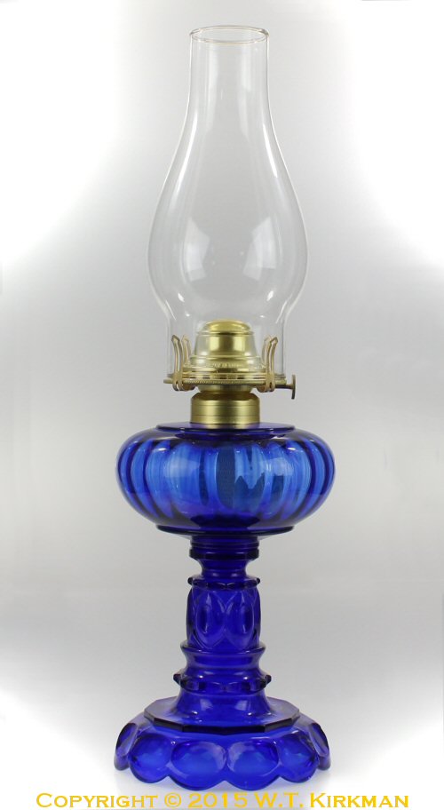 417 Glass Oil Lamp The Source For, Cobalt Blue Hurricane Lamp