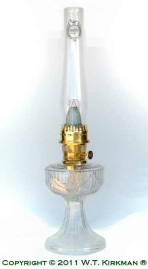 aladdin aluminum table oil lamp