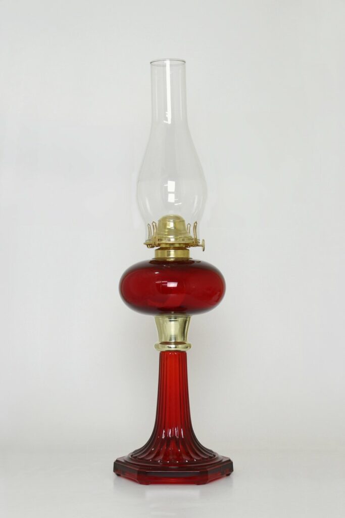 SKXZK Glass Kerosene Oil Lamp 32cm Retro Nostalgia Hurricane Lamp Oil Lamps for Indoor,Windproof Kerosene Lamp for Home Lighting Decoration 