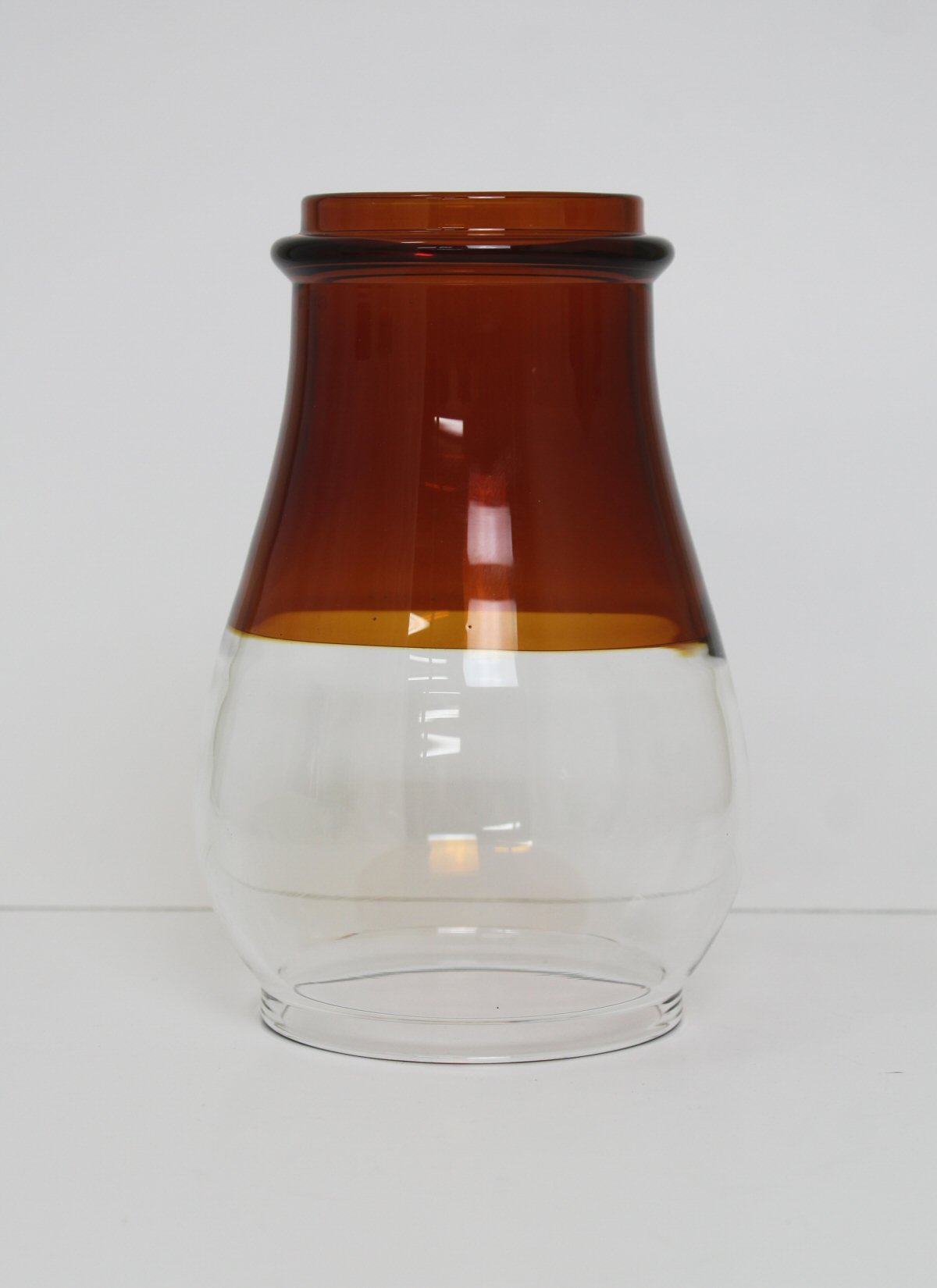 W.T. Kirkman Two Color #0 Tubular Globe — The Source for Oil Lamps and
