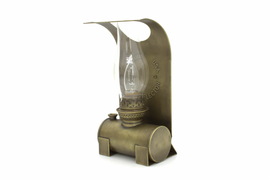 W.T. Kirkman No. 2527 "Baby Bunk Car" Solid Brass Wall Lamp