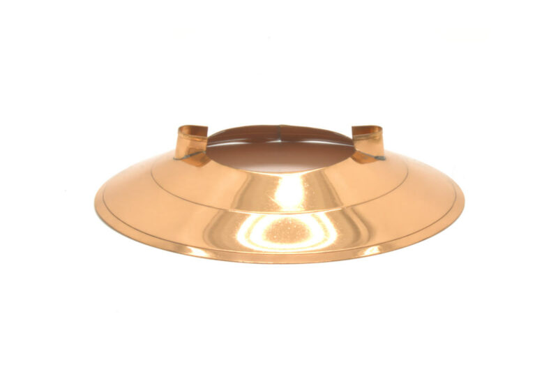 Solid Copper Hooded Reflector For Lanterns